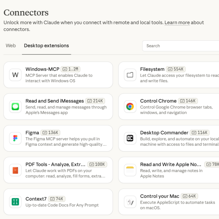 Claude Desktop Extensions Claude Desktop Extensions